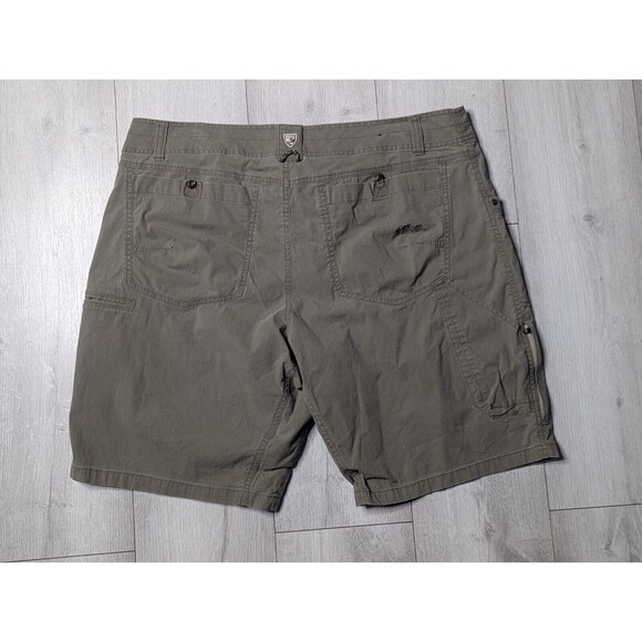 Kuhl Ramblr Shorts Mens Size 40 Green Vintage Patina Dyed Hiking 5125 - Picture 10 of 14